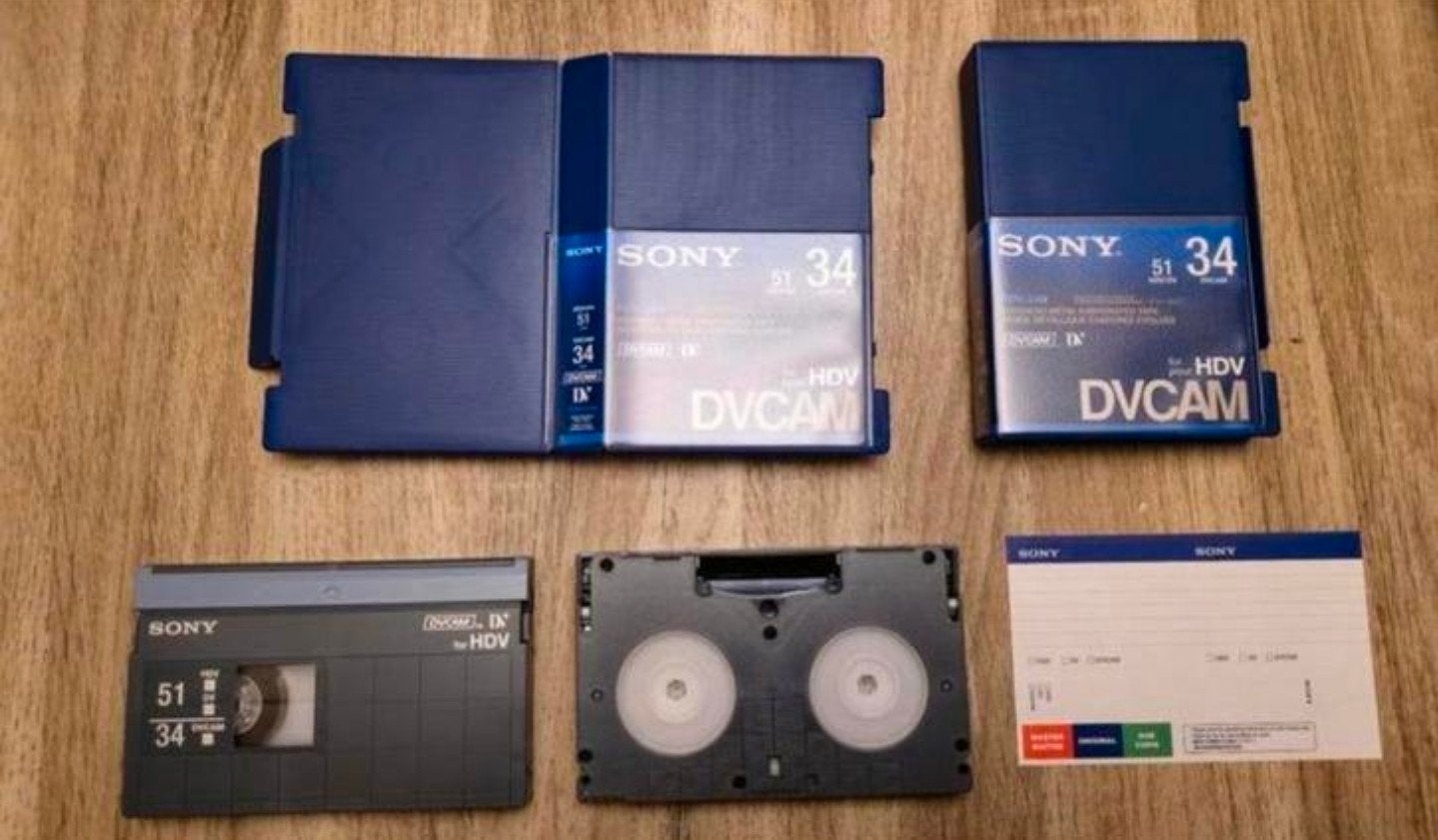 Nieuwe Sony Professionelere Broadcast DV CAM 34 51 min. cass, Ophalen of Verzenden, Nieuw, Videoband