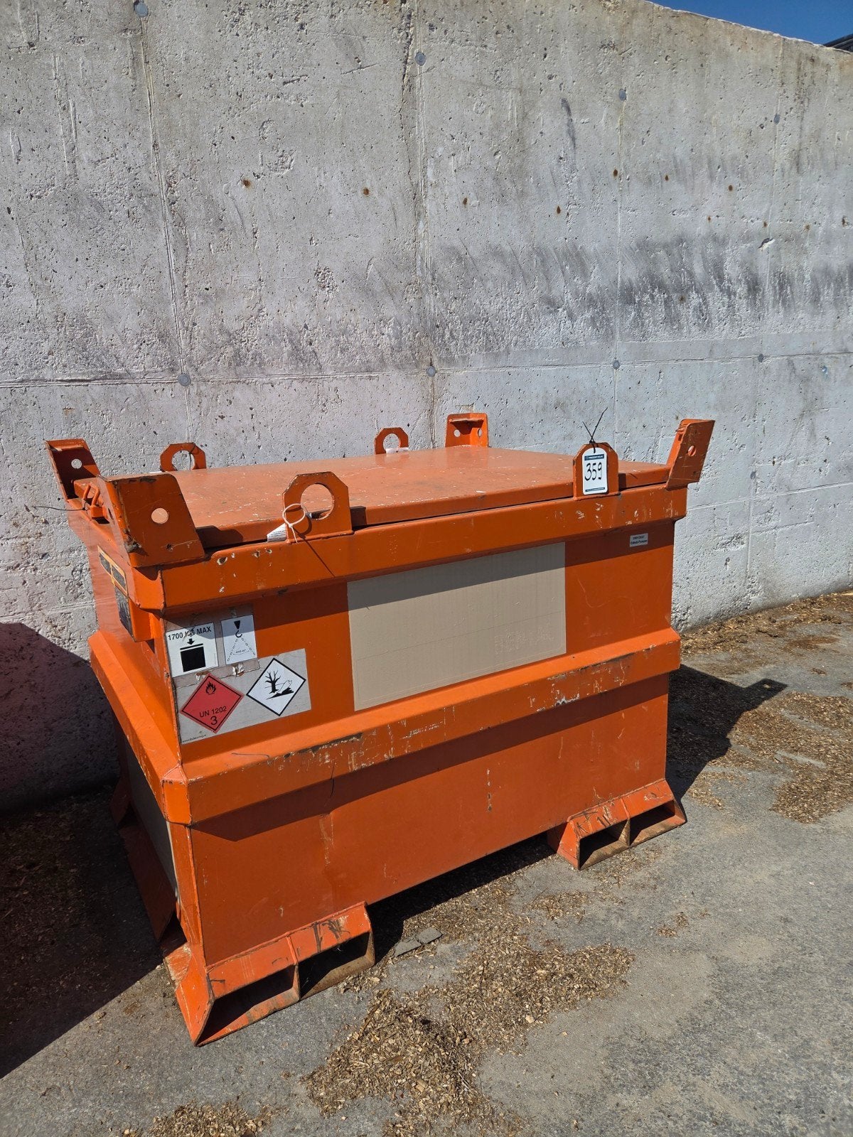 Mobiele dieseltank 995 ltr gekeurd 220v pomp, Ophalen of Verzenden, Akkerbouw, Oogstmachine