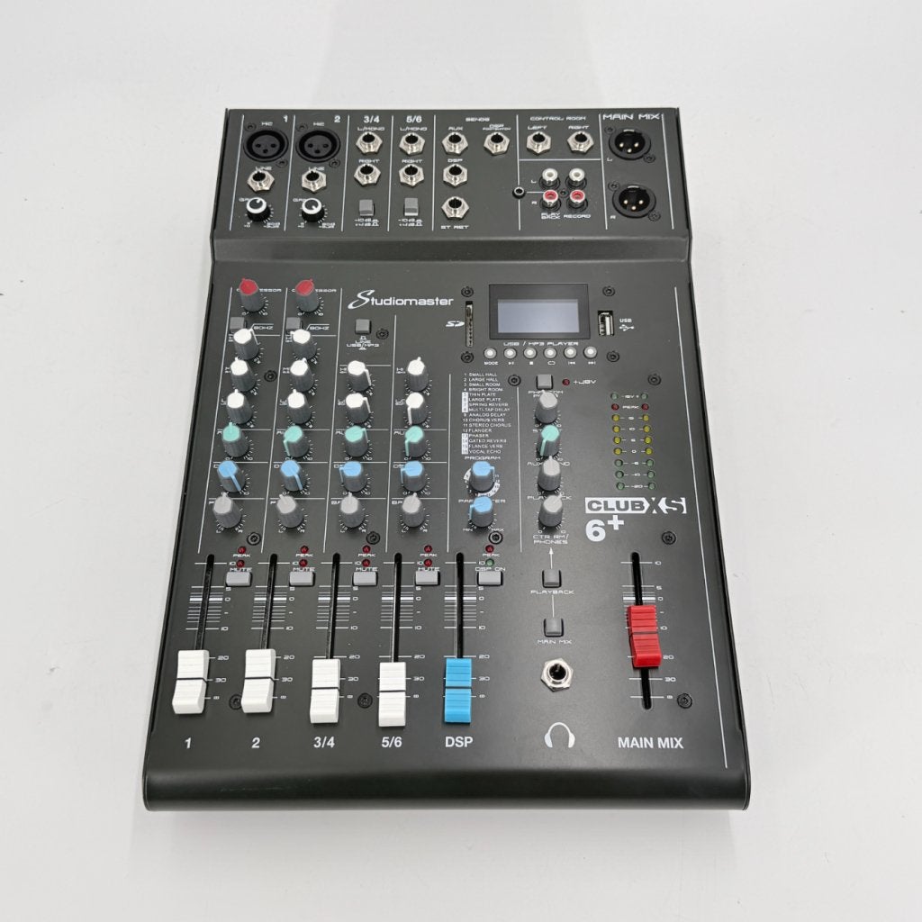 Studiomaster Club XS 6+ Mixer, Flex Ltd., Gebruikt, https://flex.com/contact-us, Nobelstraat 10, 5807 GA Oostrum LB, Limburg, Nederland