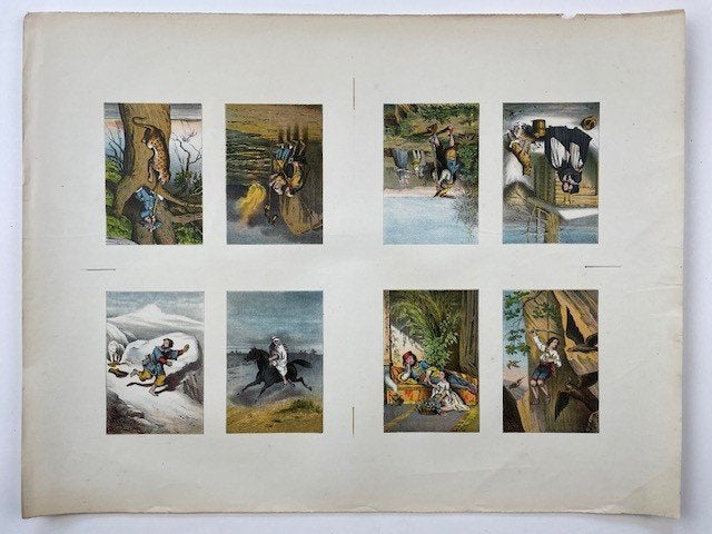oversneden vel eind 19e eeuw voor illustraties kinderboek, Boeken, Ophalen of Verzenden, Zo goed als nieuw, Sprookjes