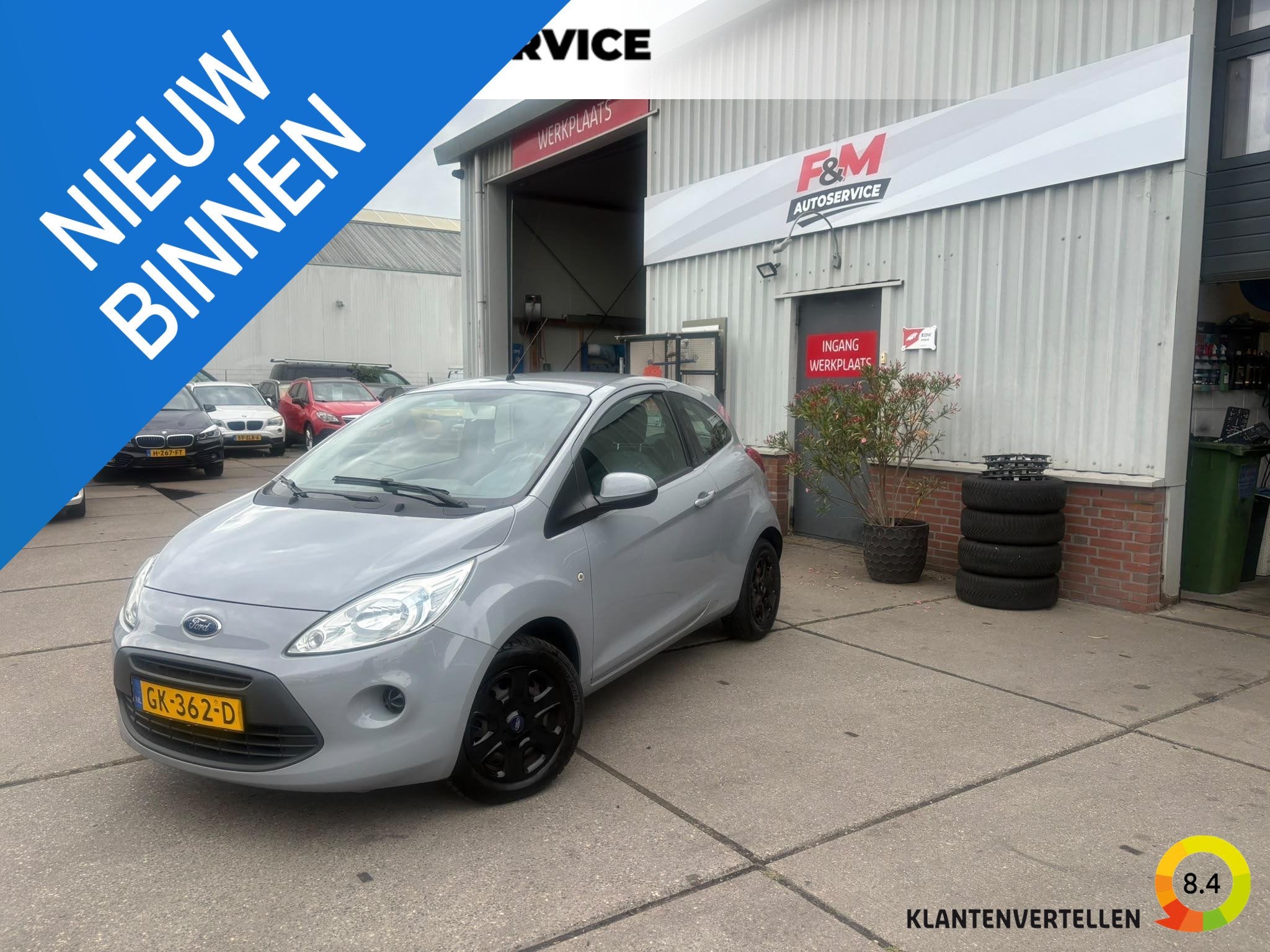Ford Ka 1.2 Style start/stop Airco, radio, Voorwielaandrijving, Stof, Gebruikt, 4 cilinders
