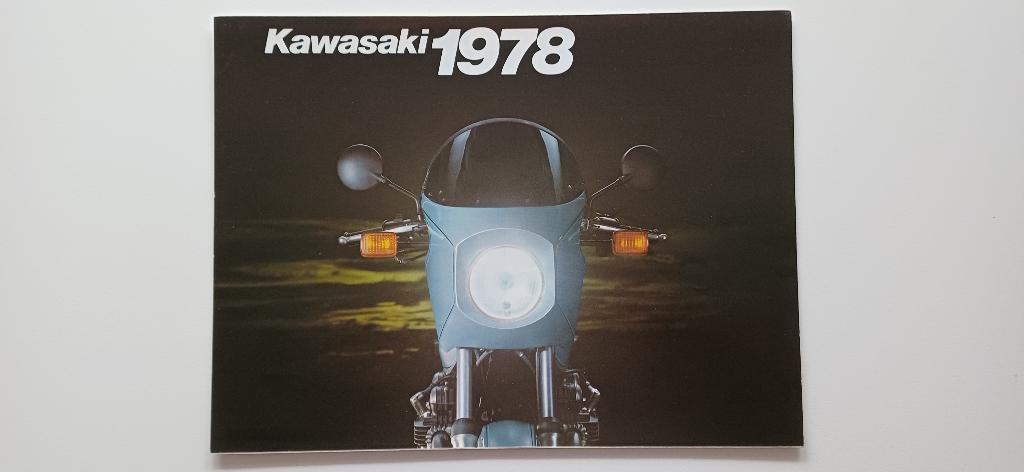 Jaarfolder Kawasaki 1978, Motoren, Ophalen of Verzenden, Kawasaki