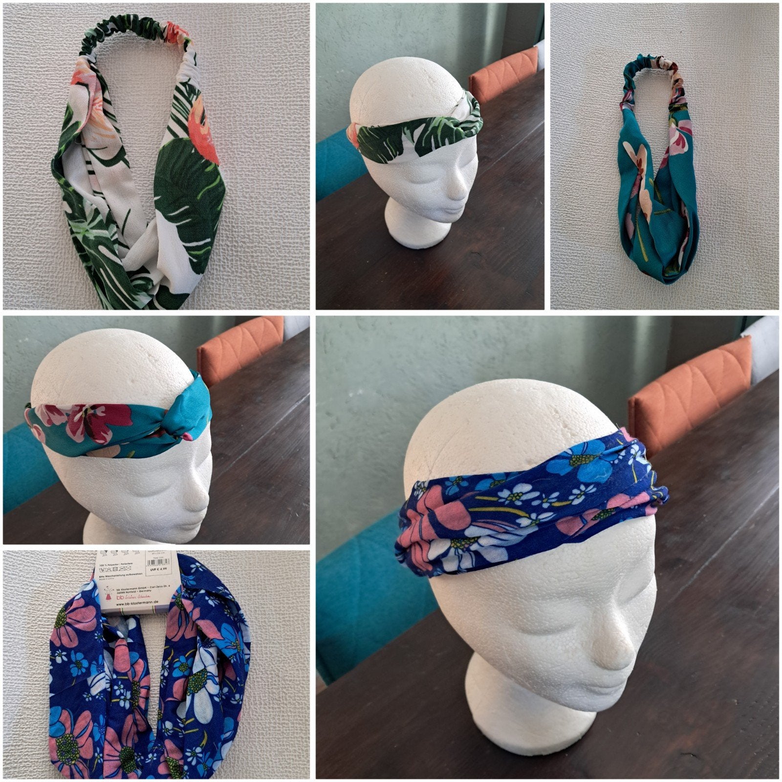 Bandana, Sieraden, Tassen en Uiterlijk, Ringen, Ophalen of Verzenden, Blauw, Dame