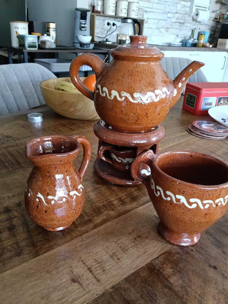 Oude thee set, Antiek en Kunst, Ophalen of Verzenden