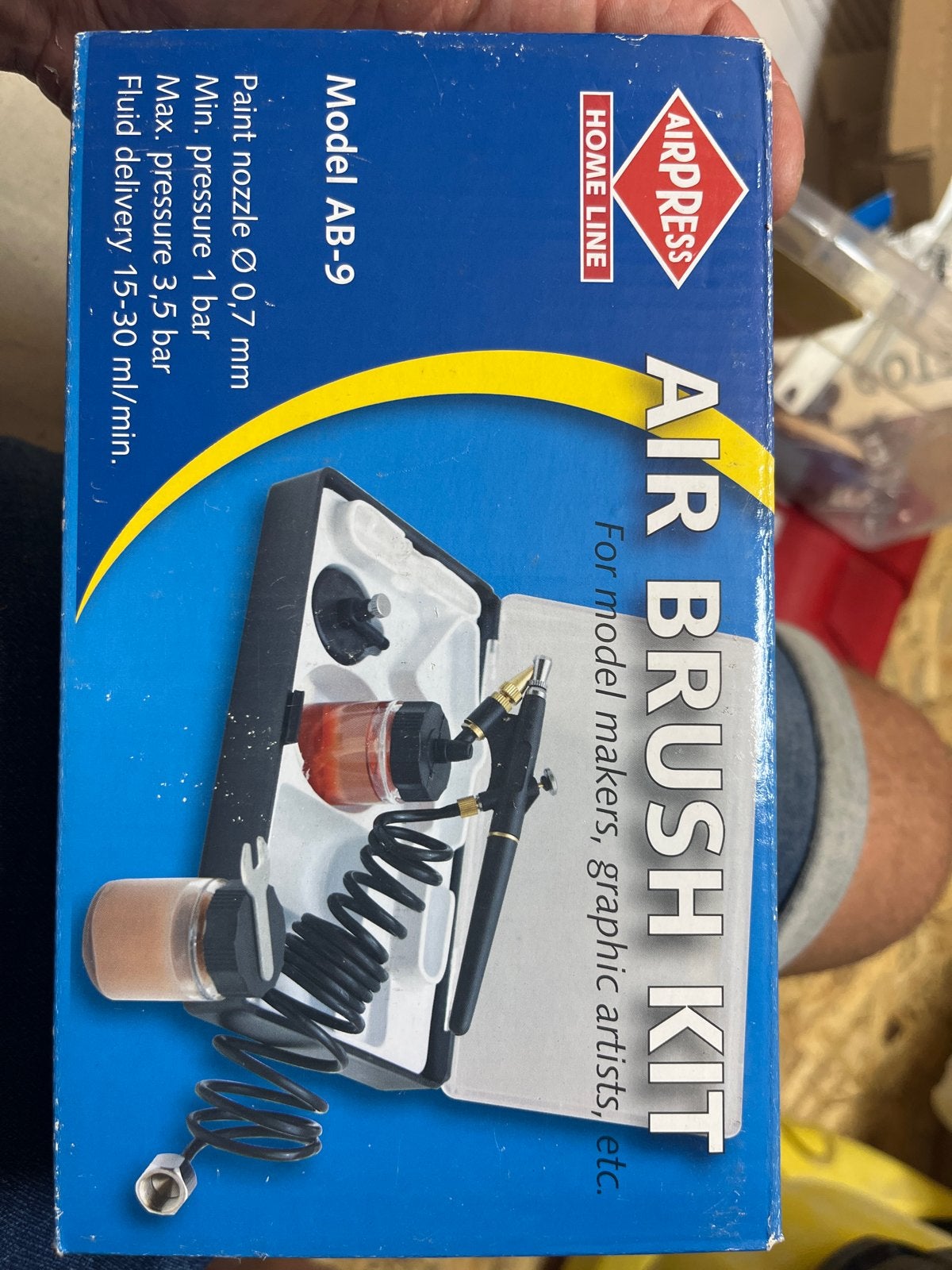 Nieuw Airbrush Kit Model AB-9 - Perfect voor Modelbouw, Ophalen of Verzenden, Nieuw