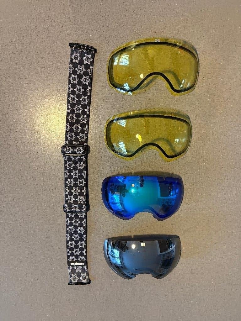 4x Aphex Cassini Lenzen + Extra Strap, Ophalen of Verzenden, Gebruikt, Helm of Bescherming