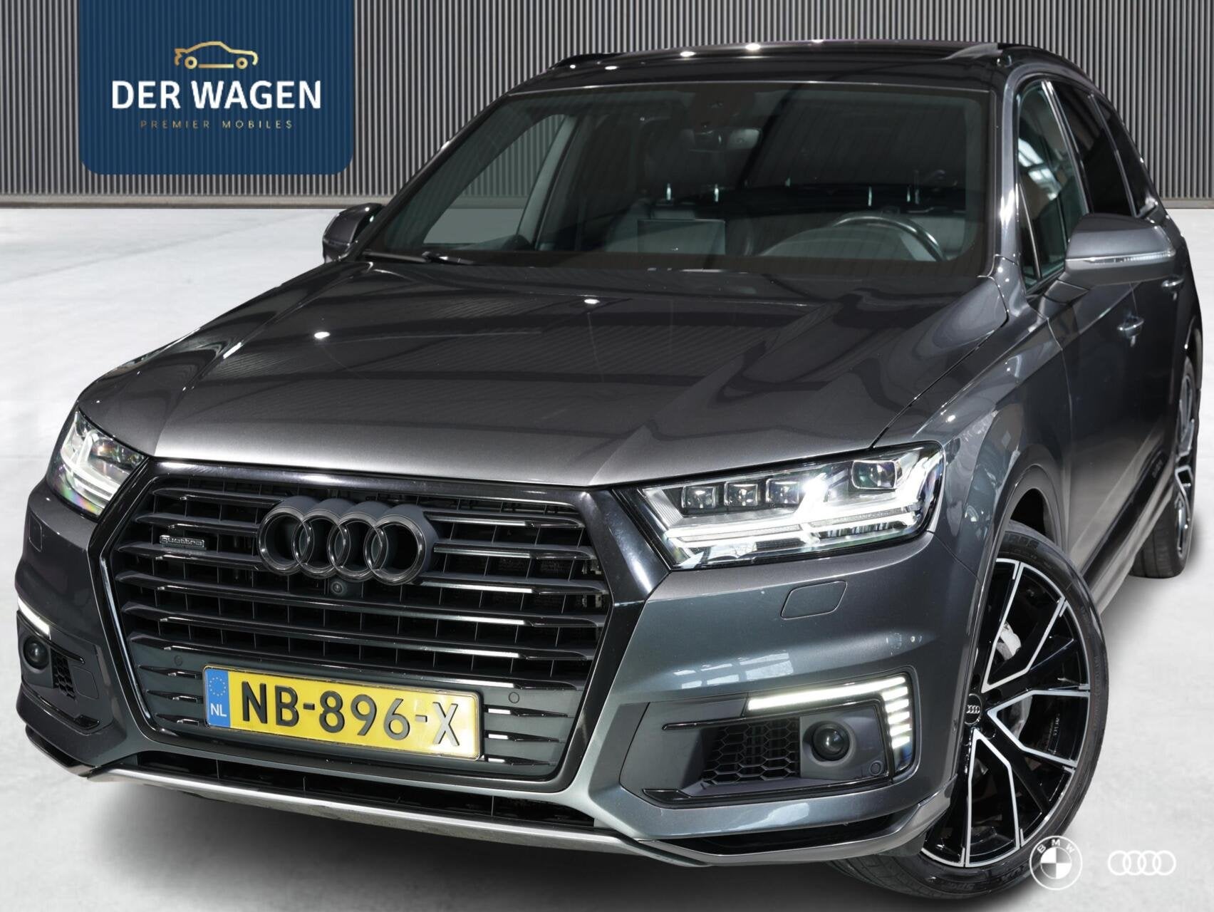 Audi Q7 3.0 TDI ETRON / 3x S LINE / PANODAK / BOSE / ACC / T, Automaat, 2420 kg, Bedrijf, SUV of Terreinwagen