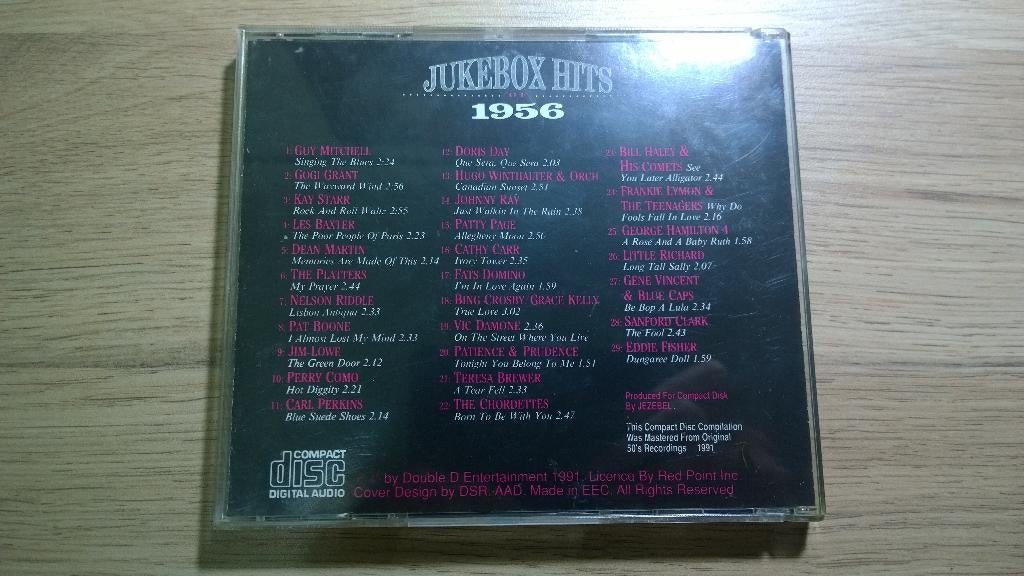jukebox hits 1956 en 1957, Cd's en Dvd's, Cd's | Verzamelalbums, Ophalen, Gebruikt, Pop