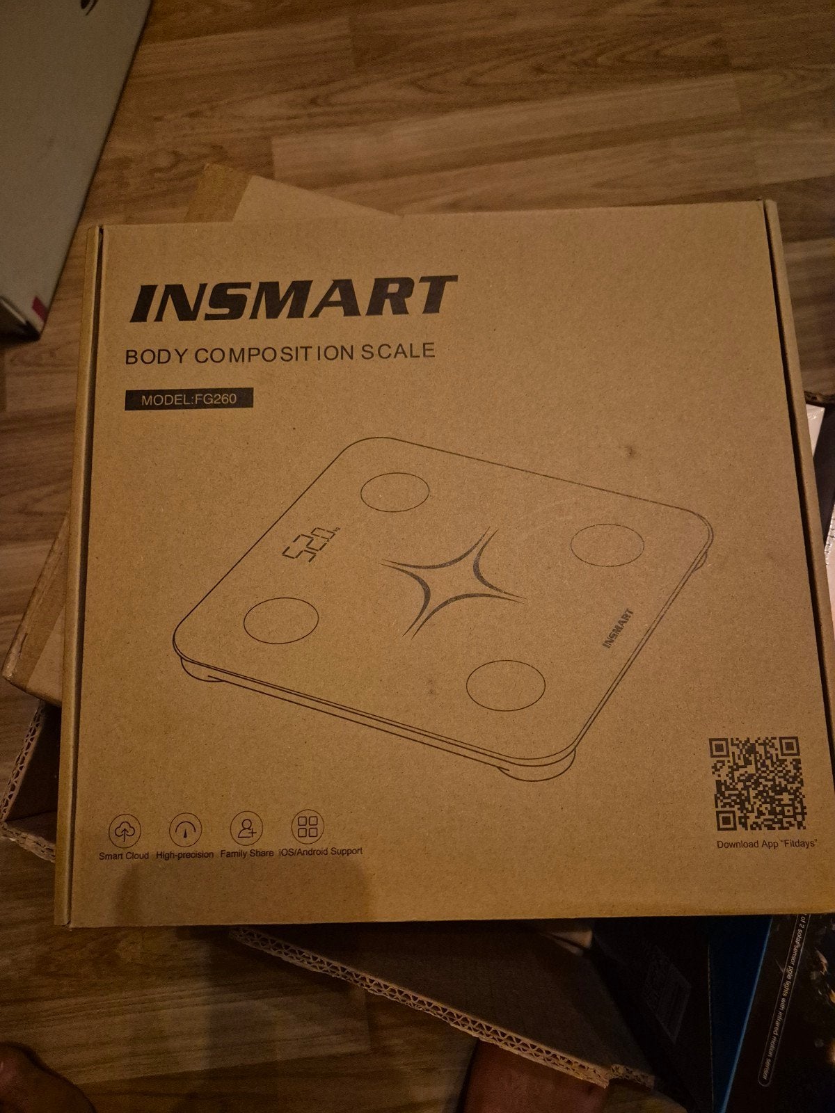 INSMART Lichaamssamenstelling Weegschaal - Smart Scale, Witgoed en Apparatuur, Weegschalen, 1 tot 500 gram, Nieuw, 100 kg of meer