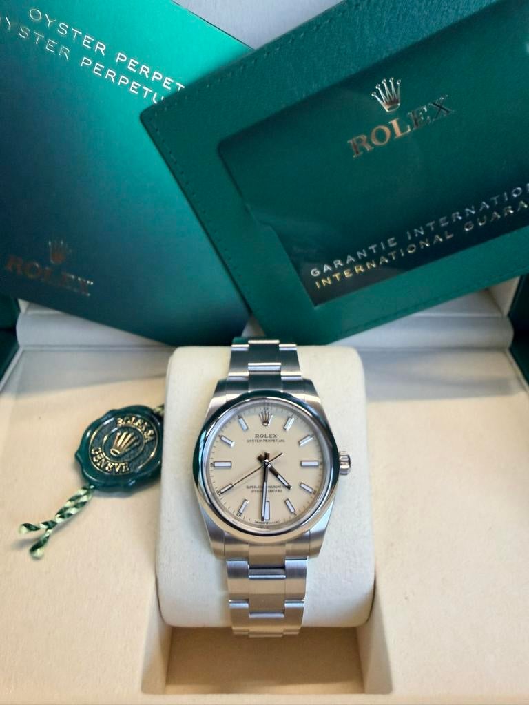 Rolex Oyster Perpetual 31mm “Butterscotch” 277200 Nieuw, Sieraden, Tassen en Uiterlijk, Horloges | Dames, Ophalen, Staal, Polshorloge