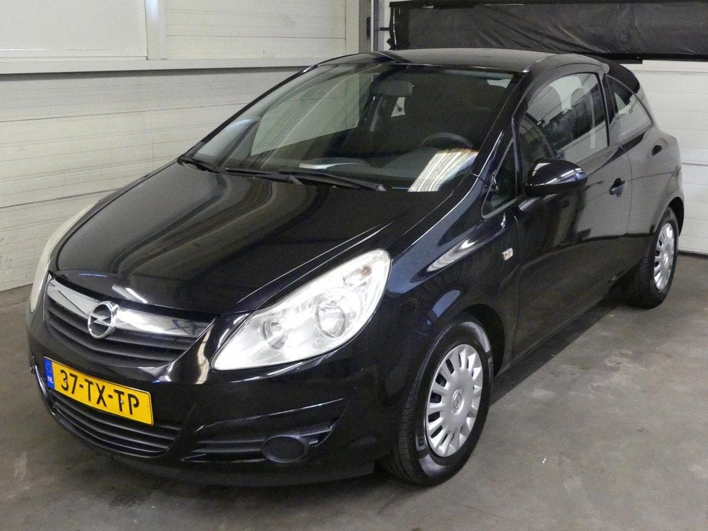 Opel Corsa 1.2-16V Ess - Airco - APK 2027 - Mooie auto!, Auto's, Opel, Voorwielaandrijving, 4 cilinders, 1229 cc, Zwart