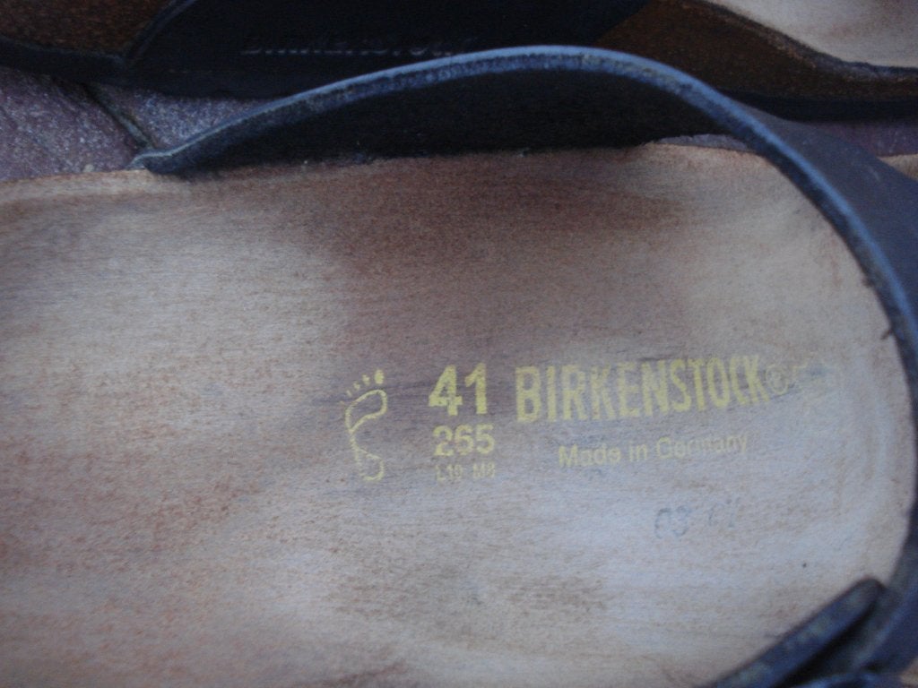 GRATIS VERZENDEN ZWARTE RAMSES BIRKENSTOCK SLIPPERS 41, Slippers, Verzenden, Zwart, Zo goed als nieuw