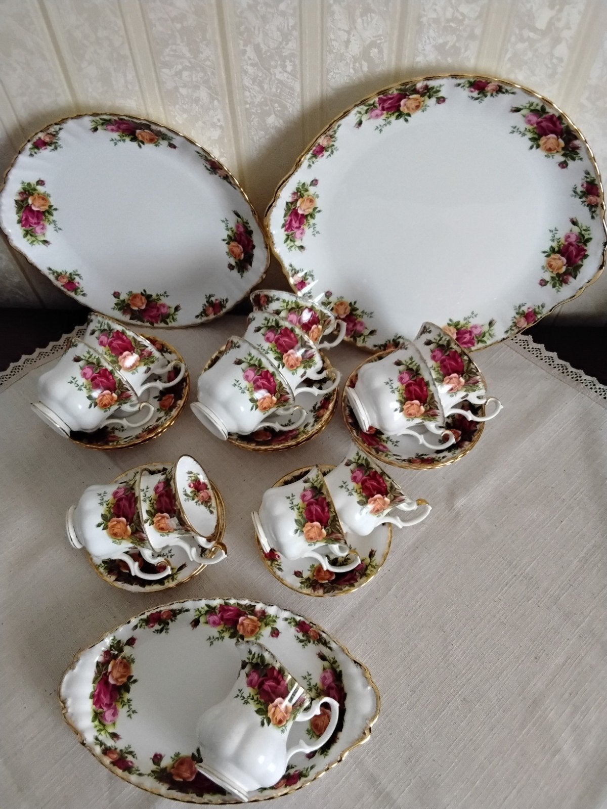 Alles Royal Albert servies Old Country Roses, Ophalen of Verzenden