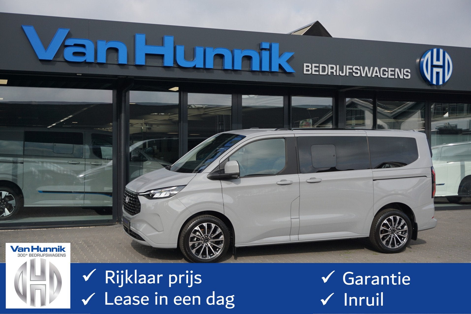 Ford Transit Custom Tourneo 340S 2.5 PHEV 233PK Titanium X P, Auto's, 8 stoelen, 4 cilinders, 1850 kg, Bedrijf