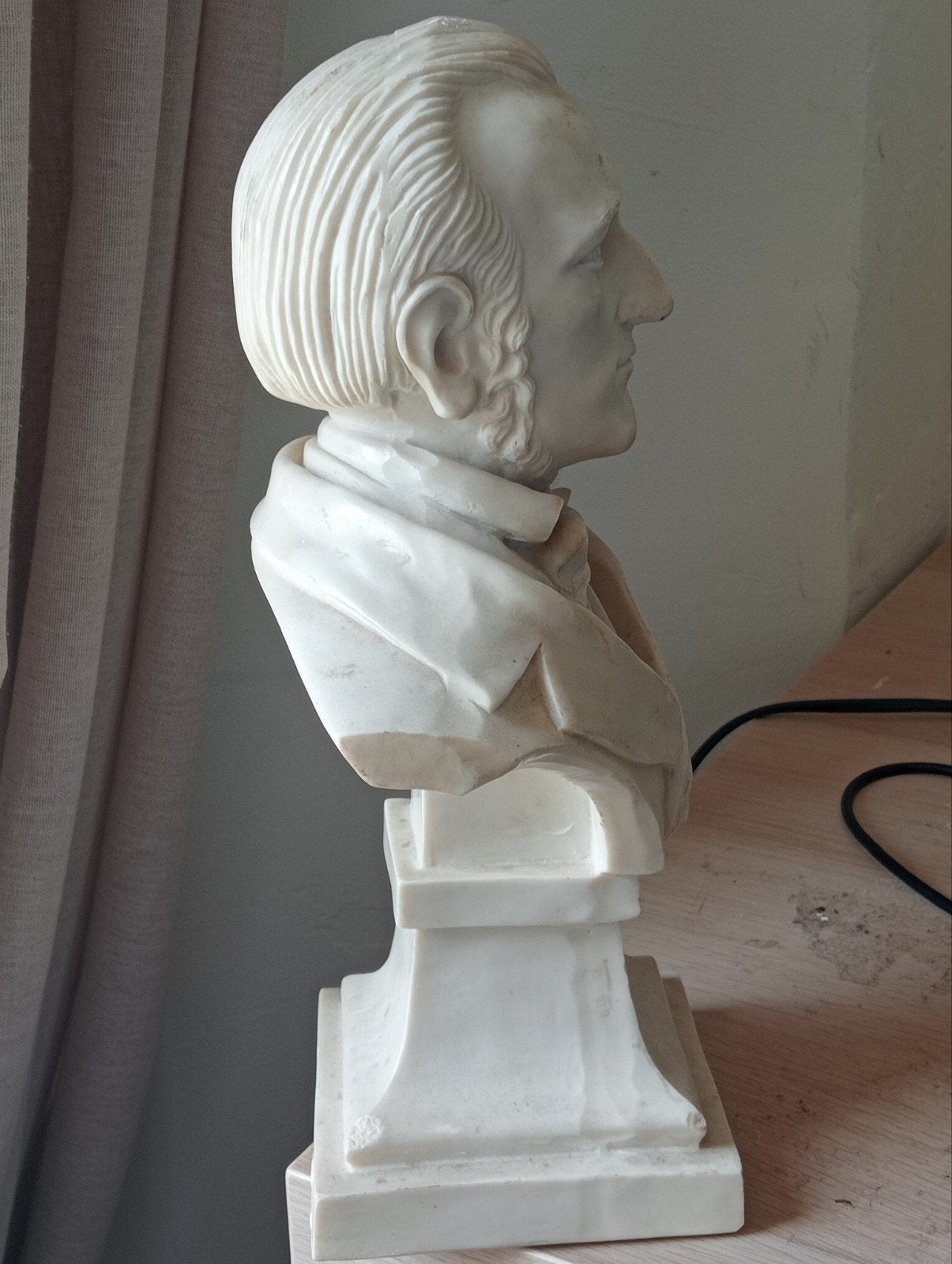 Richard Wagner borstbeeld buste, Antiek en Kunst, Ophalen of Verzenden