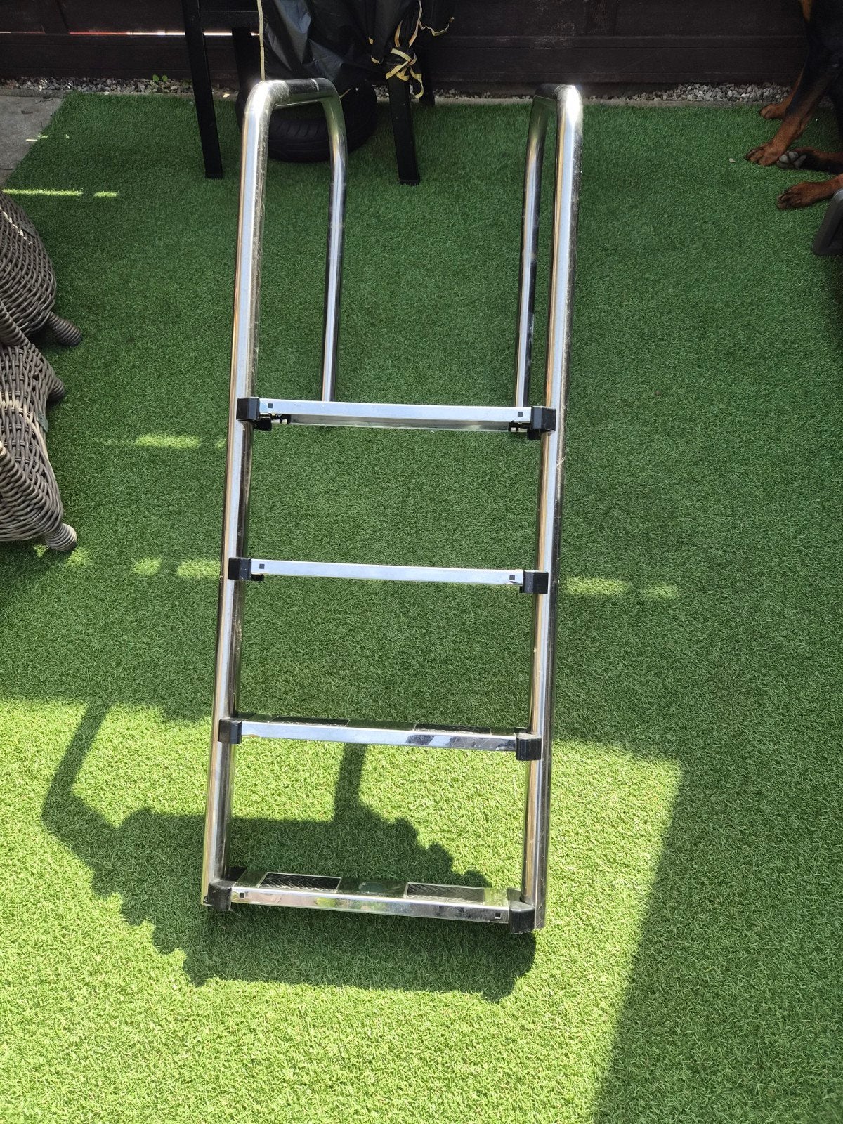 Zo goed als nieuwe jacuzzi trap, Tuin en Terras, Ophalen, Zo goed als nieuw, Ladder