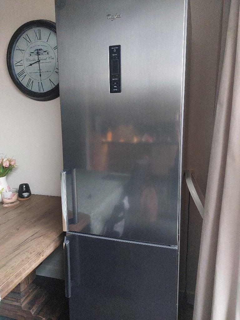 Whirlpool koel-vriescombinatie, Ophalen, Gebruikt, 200 liter of meer, Met aparte vriezer