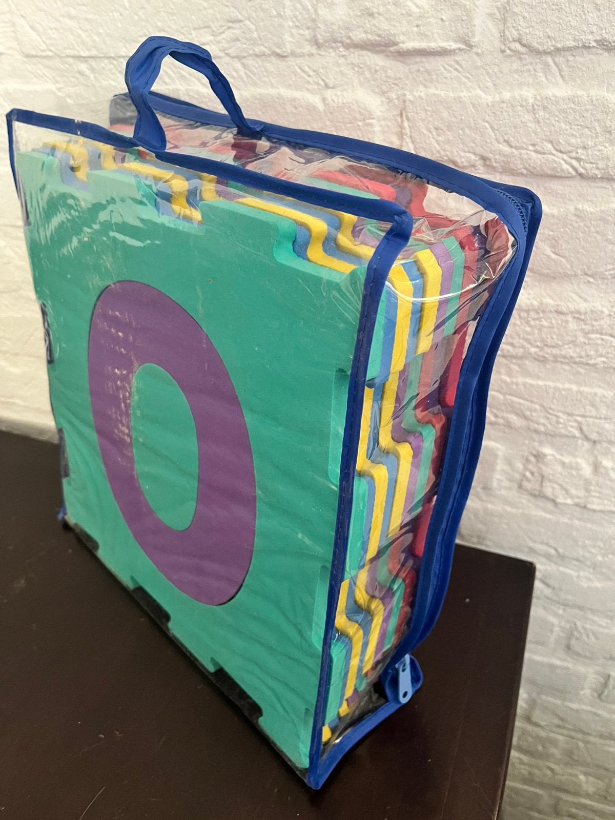 Foam puzzelmat voor kinderen met cijfers + opbergtas, Ophalen, Zo goed als nieuw