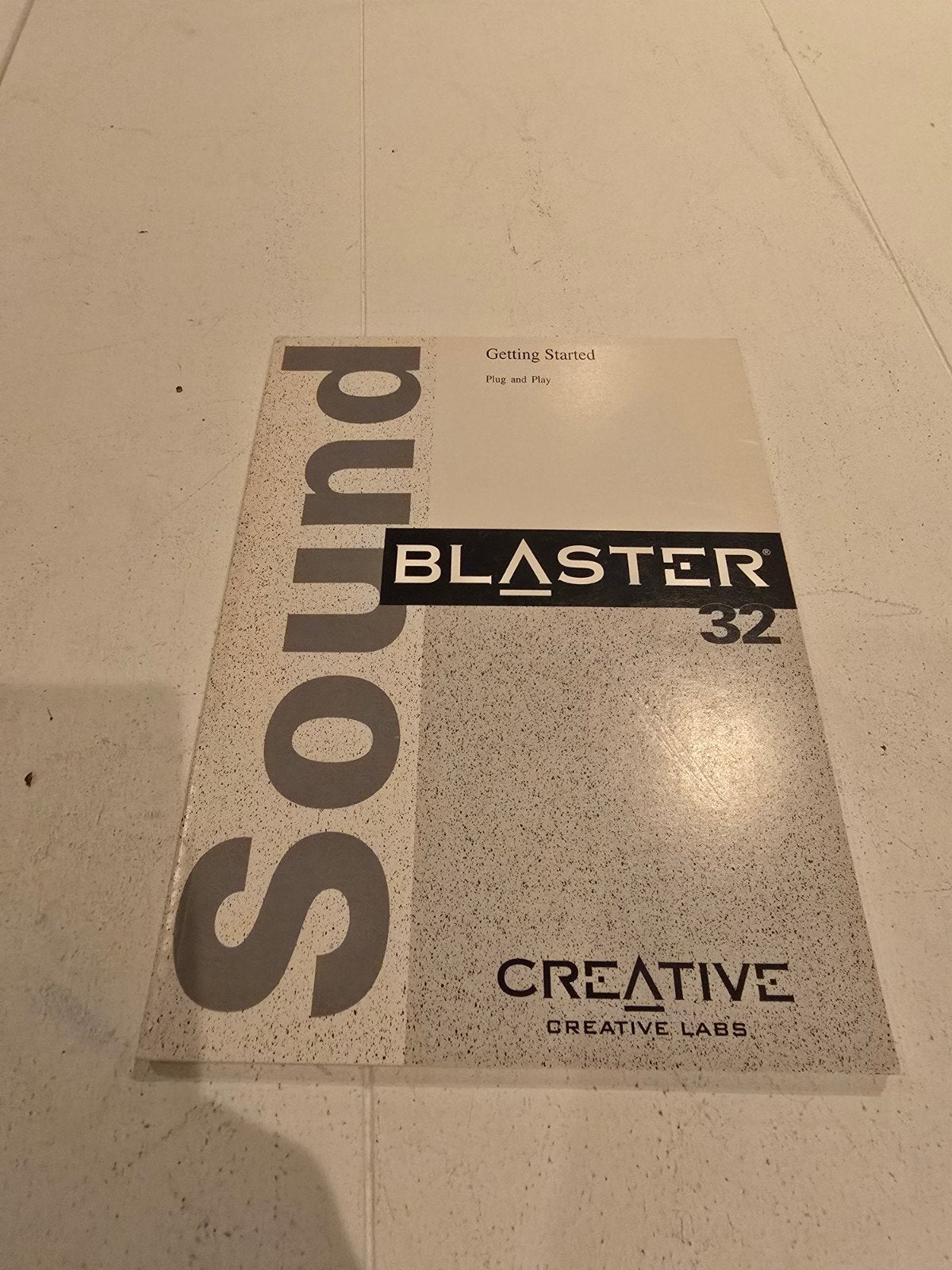 Sound Blaster 32 Getting started - Creative Labs, Computers en Software, Ophalen of Verzenden