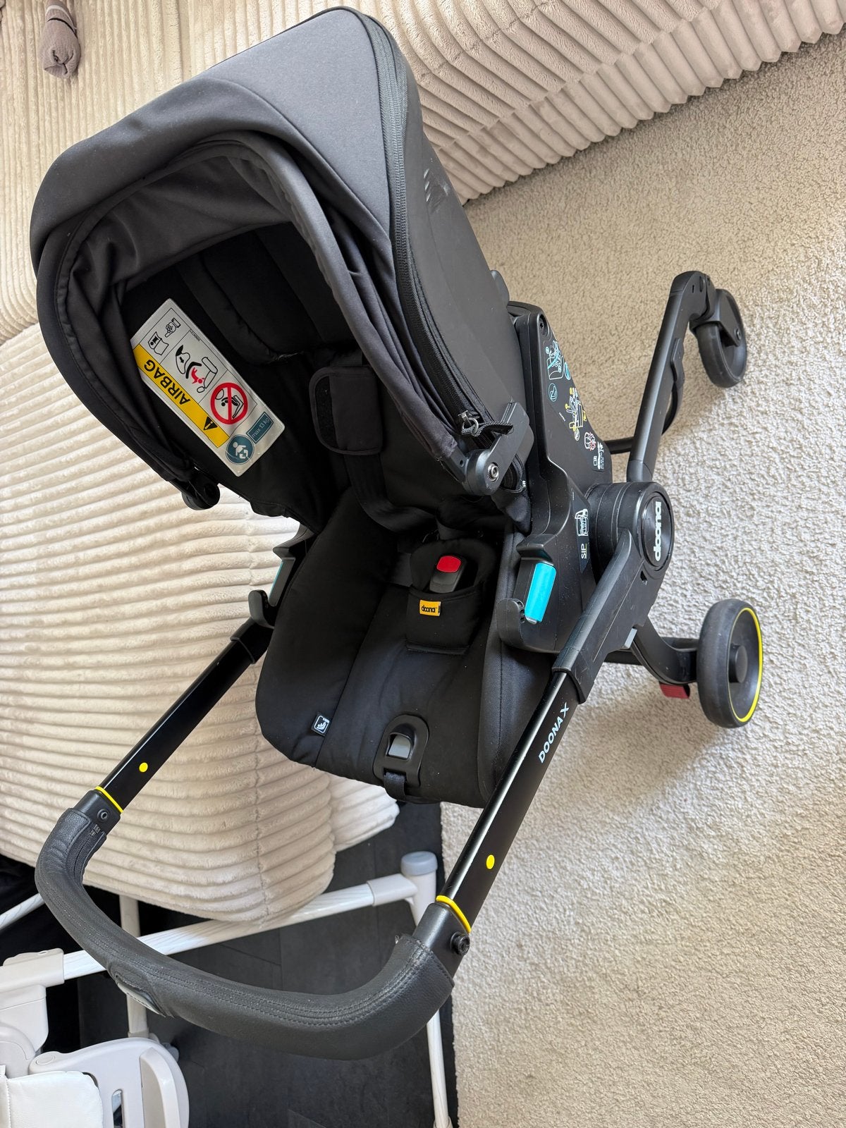 Doona X autostoel, Kinderen en Baby's, Autogordel of Isofix, Gebruikt, 0 t/m 13 kg, Ophalen