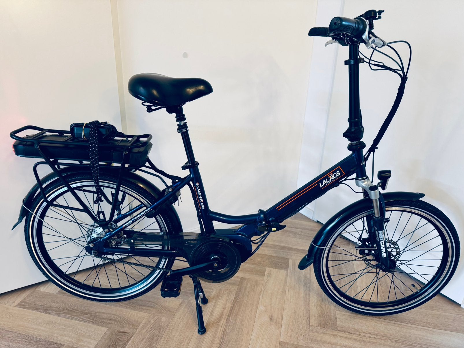 Zgan Lacros S600 elektrische vouwfiets 24 inch middenmotor, Ophalen, Zo goed als nieuw, 20 inch of meer, Versnellingen