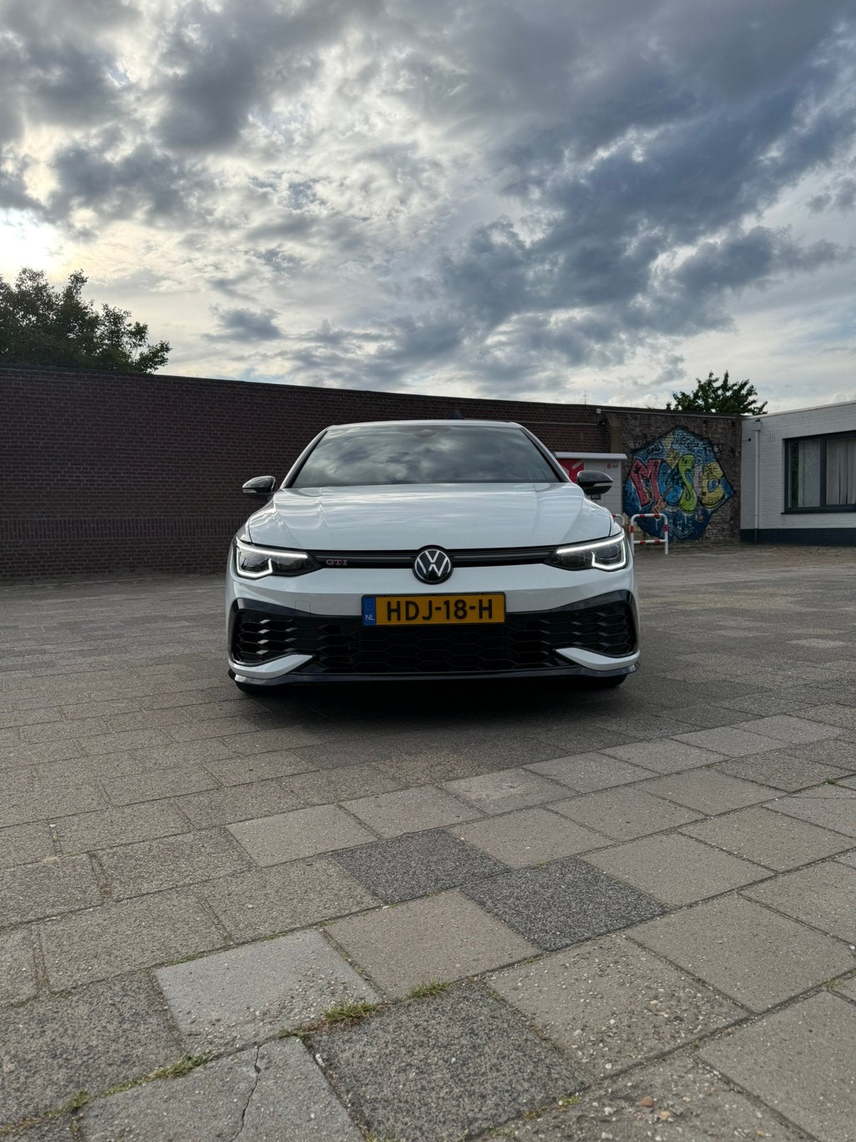 Volkswagen Golf 8 2.0 TSI GTI CLUBSPORT Q Light BlackLine, Auto's, 1363 kg, 4 cilinders, 1984 cc, Wit
