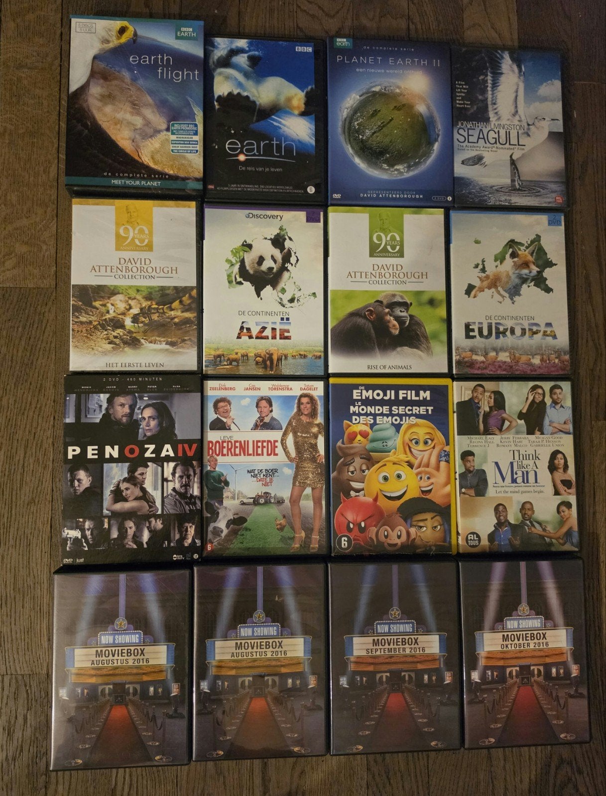 Titel: Mooi dvd-pakket (16 stuks) o.a. David Attenborough, Alle leeftijden, Ophalen, Zo goed als nieuw, Documentaire