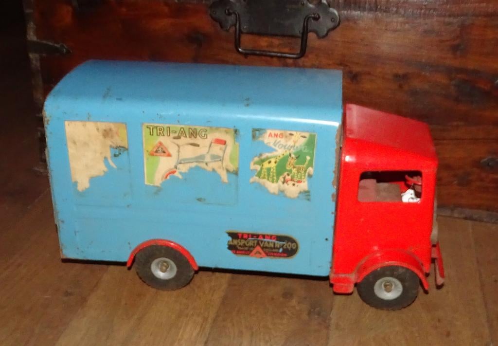 tri-ang speelgoedauto transport-van nr 200 vrachtauto, Ophalen