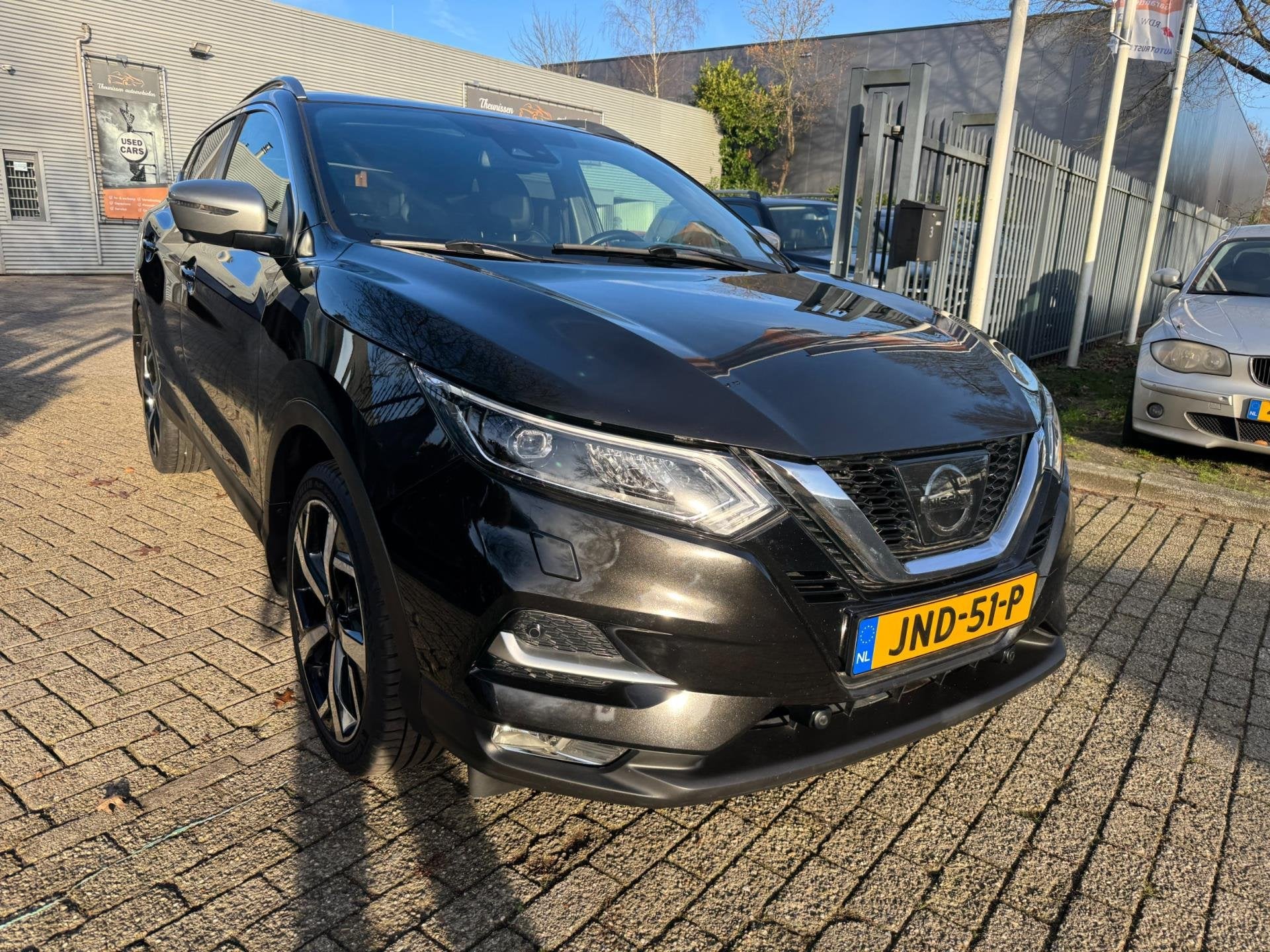 Nissan Qashqai 1.2 Tekna exclusive, leder, panorama, trekhaa, Auto's, Nissan, Automatische klimaatregeling, Gebruikt, 4 cilinders