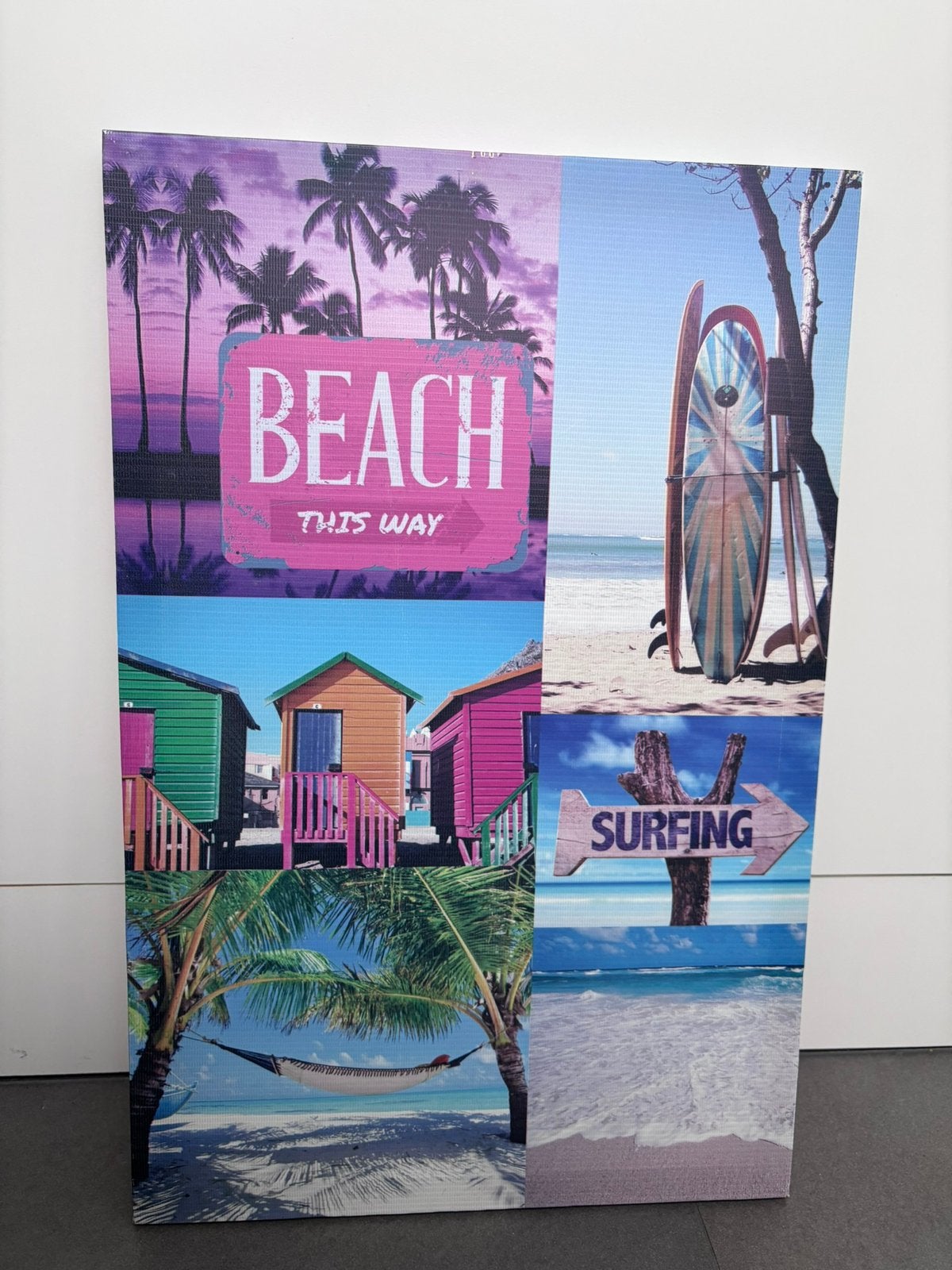 Print strand poster decoratie, Ophalen, Canvas of Doek, A1 t/m A3, Dier of Natuur