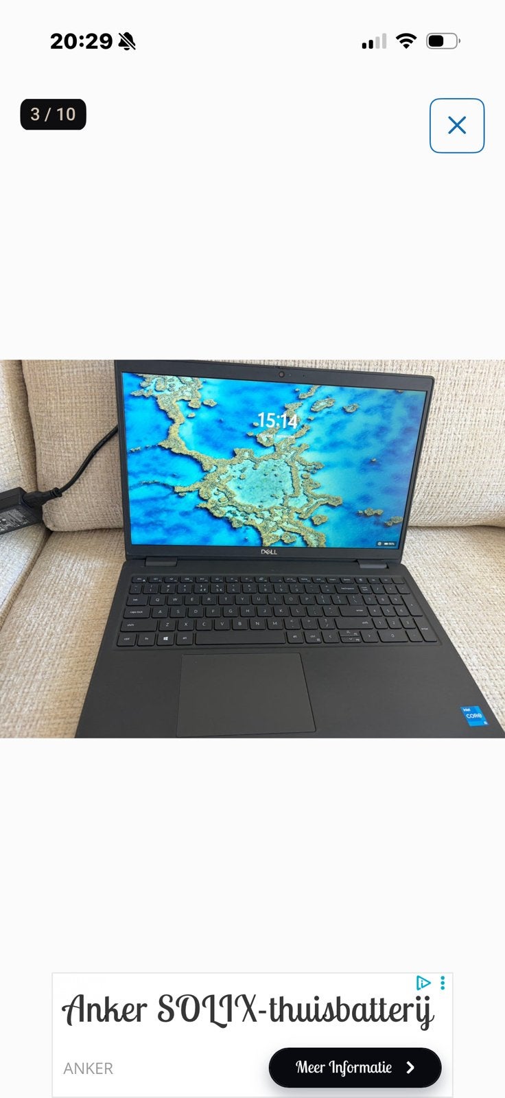 Dell Latitude 3520  11e Gen, Computers en Software, Ophalen, 15 inch, 8 GB, Zo goed als nieuw
