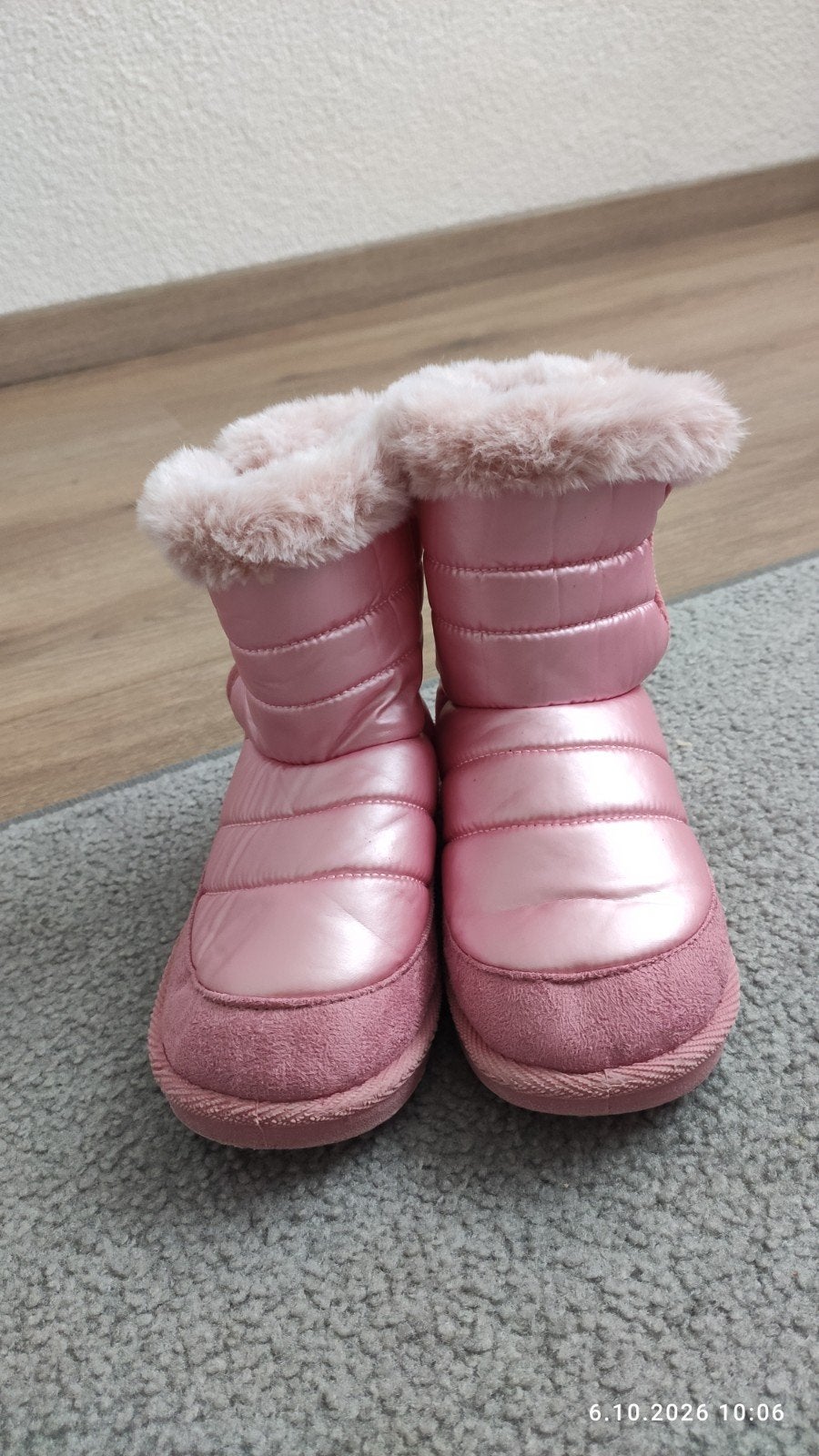 Roze winterlaarzen maat 29 voor meisjes, Ophalen, Zo goed als nieuw, Meisje, Laarzen