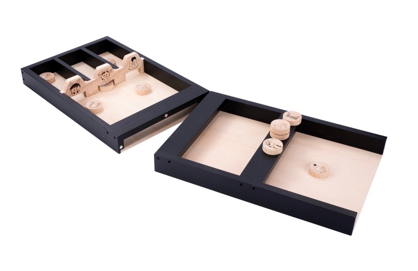 Shuffleboard Game - Magnetisch Reisspel voor Jong en Oud, Een of twee spelers, Spelendehollander, Info@spelendehollander.nl, Nieuw