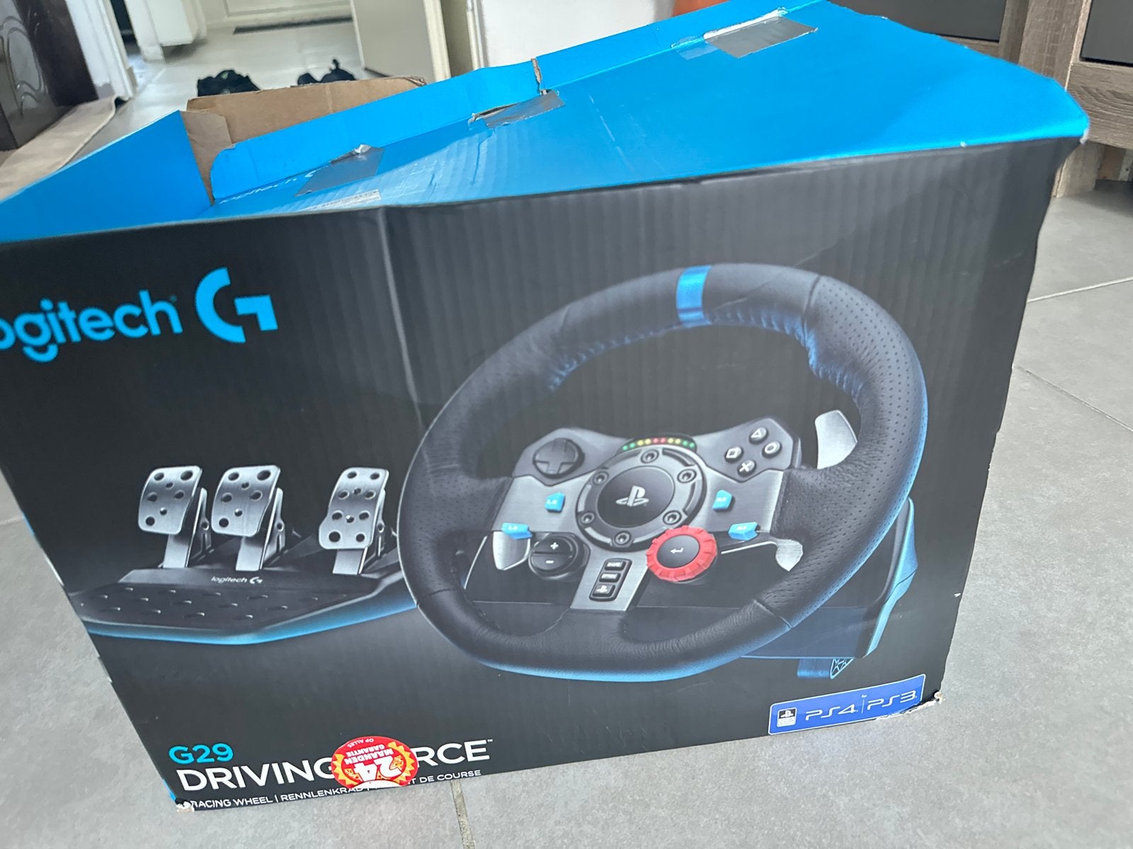 Logitech G29 Driving Force racestuur met pedalen, Ophalen of Verzenden, Nieuw, Stuur of Pedalen, PlayStation 3