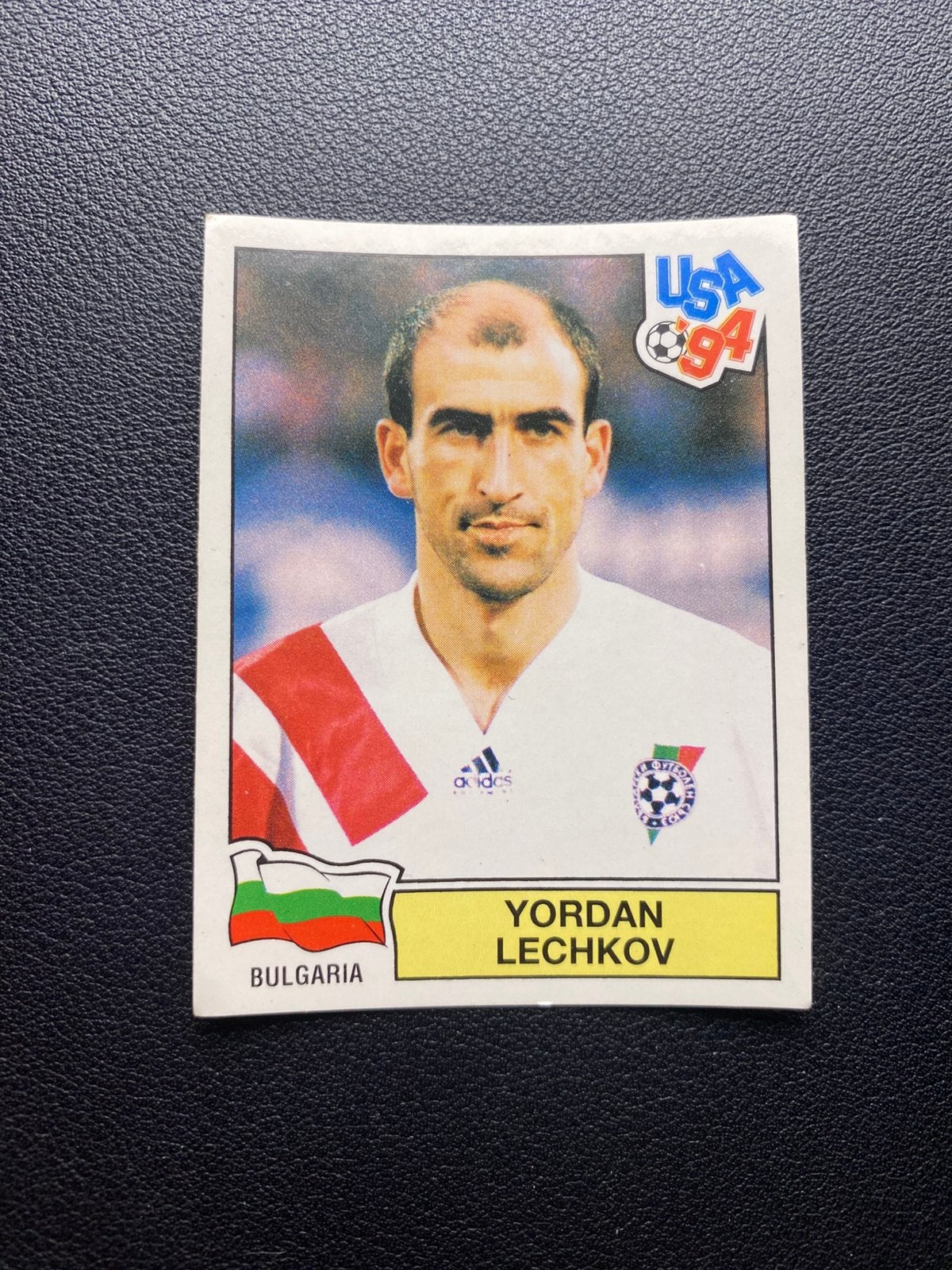 Yordan Lechkov - Bulgarije - Panini WK 1994, Ophalen of Verzenden, Zo goed als nieuw, Buitenlandse clubs, Poster, Plaatje of Sticker