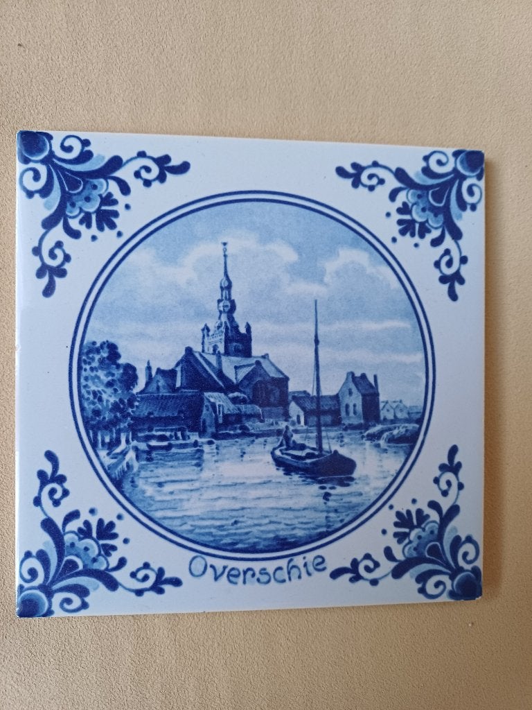 delfts blauw tegeltje, Antiek en Kunst, Ophalen of Verzenden