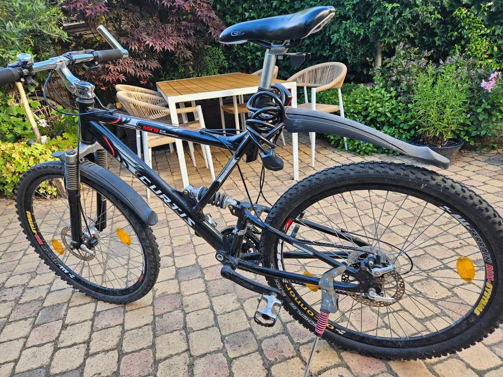 Curtis Mountainbike - Full Suspension, Gebruikt, Schijfrem, 53 tot 57 cm, Ophalen