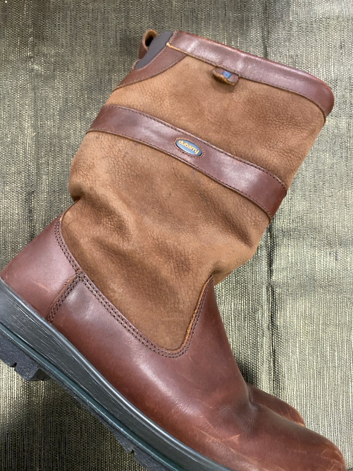 Dubarry Gore-Tex Laarzen - Bruin Leer & Suède, Ophalen, Zo goed als nieuw, Bruin, Hoge laarzen