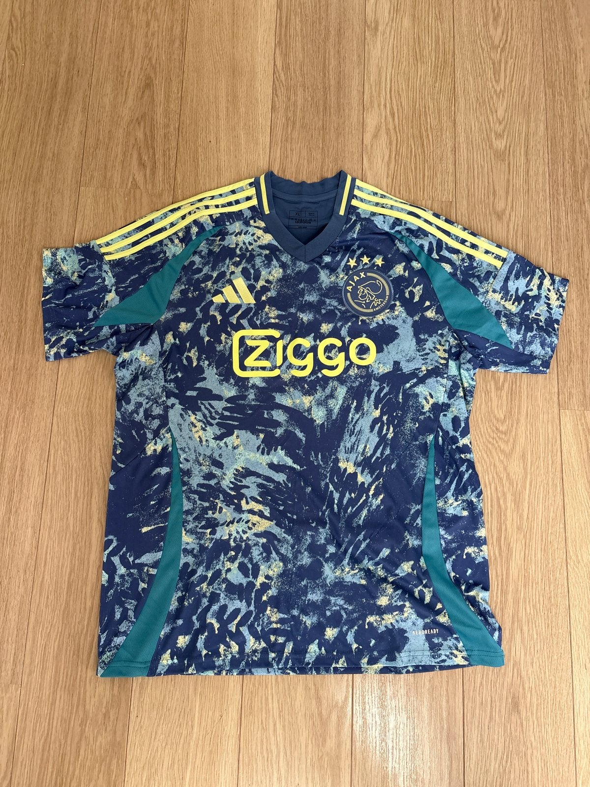 Ajax uitshirt 2022/2023 - Maat XL, Blauw, Ophalen of Verzenden, Zo goed als nieuw, Maat 46/48 (XL) of groter