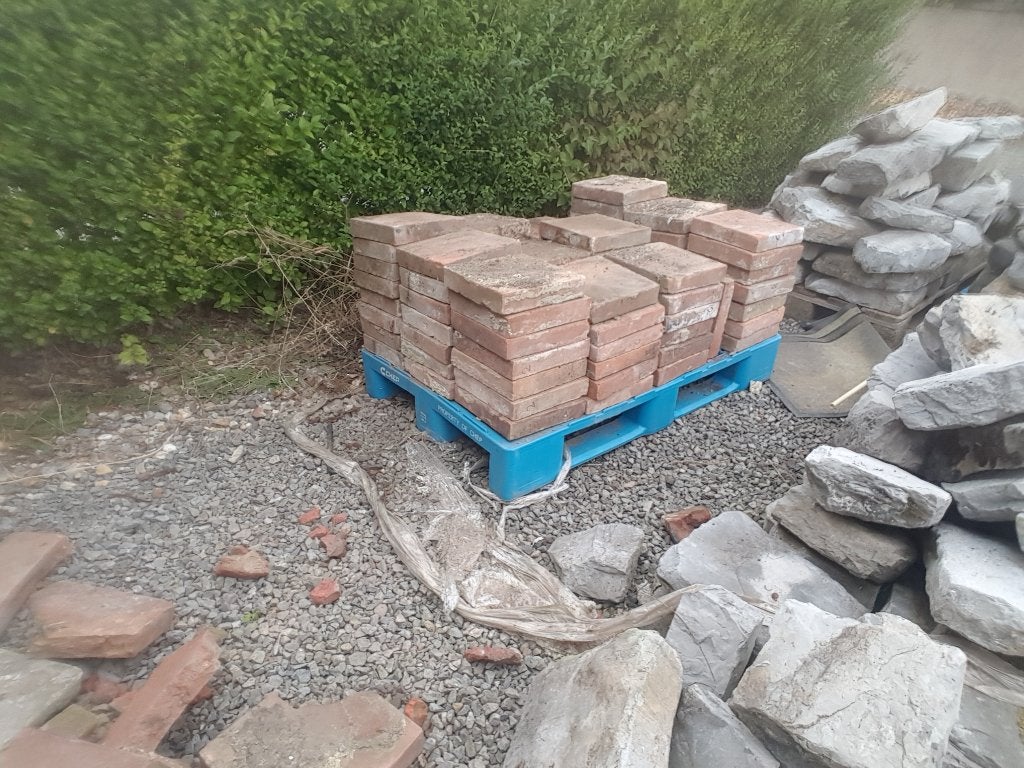 Terracotta tegels, Ophalen, Keramiek, Zo goed als nieuw, 20 tot 40 cm