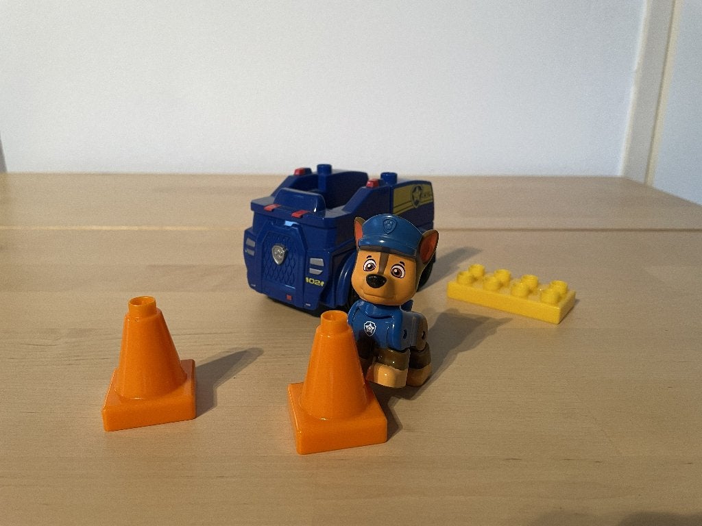 Paw Patrol - Chase in voertuig (Mega Bloks), Ophalen of Verzenden, Gebruikt