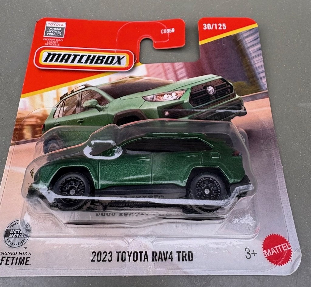 Matchbox Toyota RAV 4 2023 groen, Ophalen of Verzenden, Nieuw