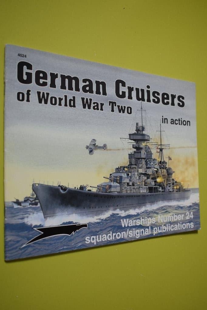 German Cruisers of World War Two in action no 24-, Tweede Wereldoorlog, Marine, Ophalen of Verzenden, Zo goed als nieuw