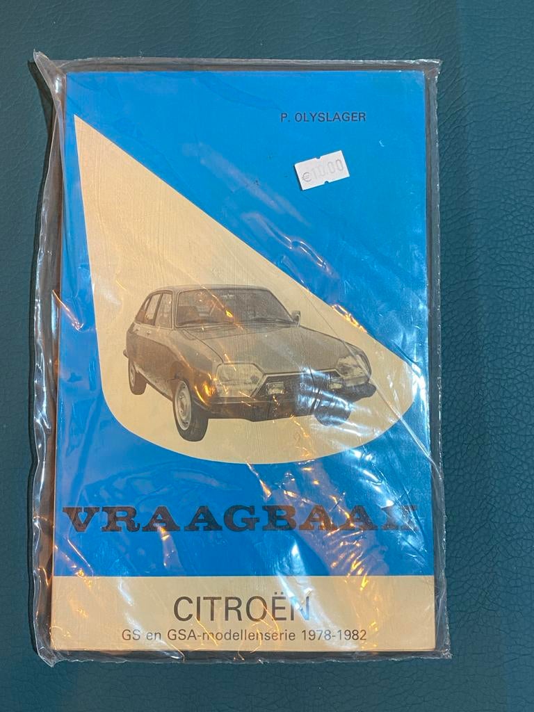Vraagbaak Citroën GS en GSA-modellenserie 1978-1982, Ophalen of Verzenden