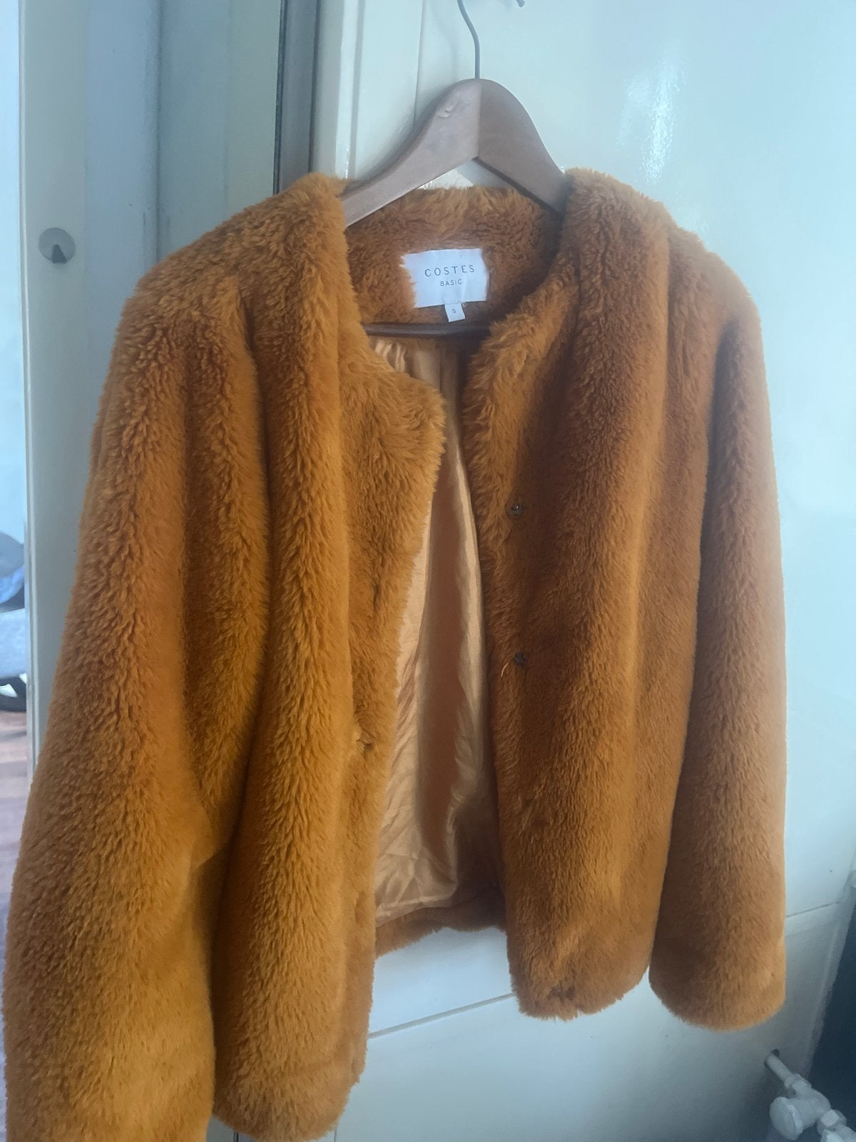 CostesJas Basic teddy jasje maat S, Ophalen of Verzenden, Zo goed als nieuw, Maat 36 (S), Bruin