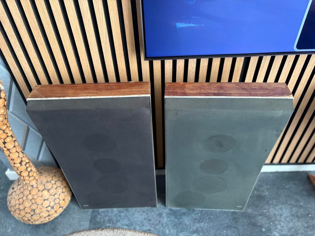 Set van 2 vintage speakers / boxen B&O Beovox P45, Audio, Tv en Foto, Luidsprekers, Ophalen of Verzenden, Zo goed als nieuw