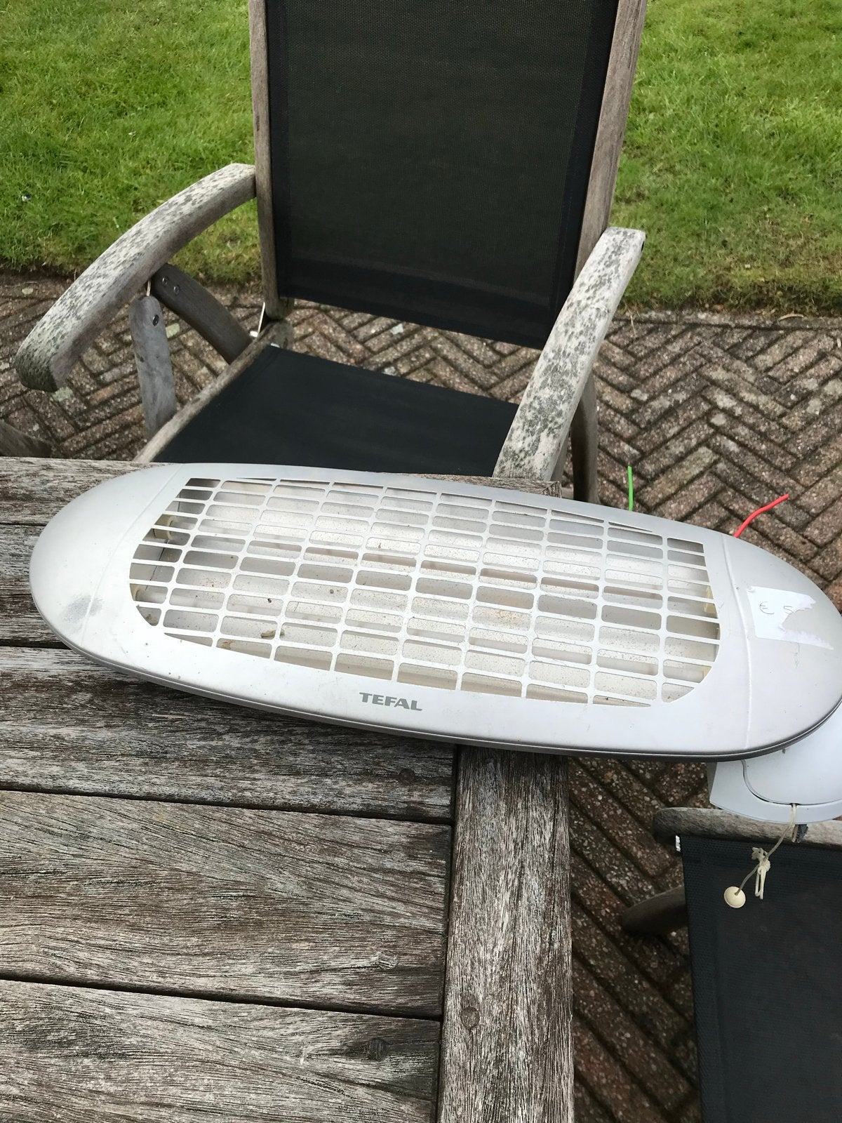 Tefal elektrische barbecue/grill, Ophalen, Gebruikt