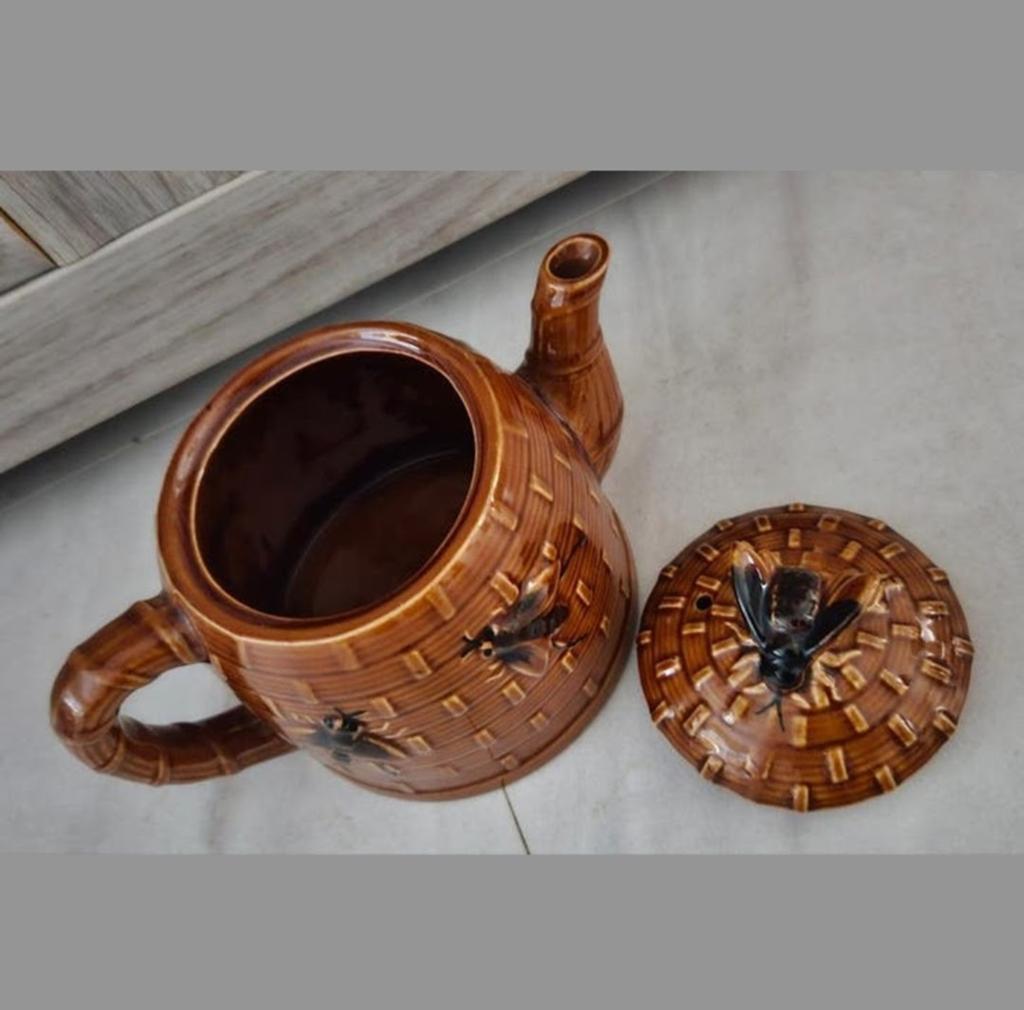 theepot bijen Bijenkorf soort van 3/4d effect vintage mooi, Ophalen