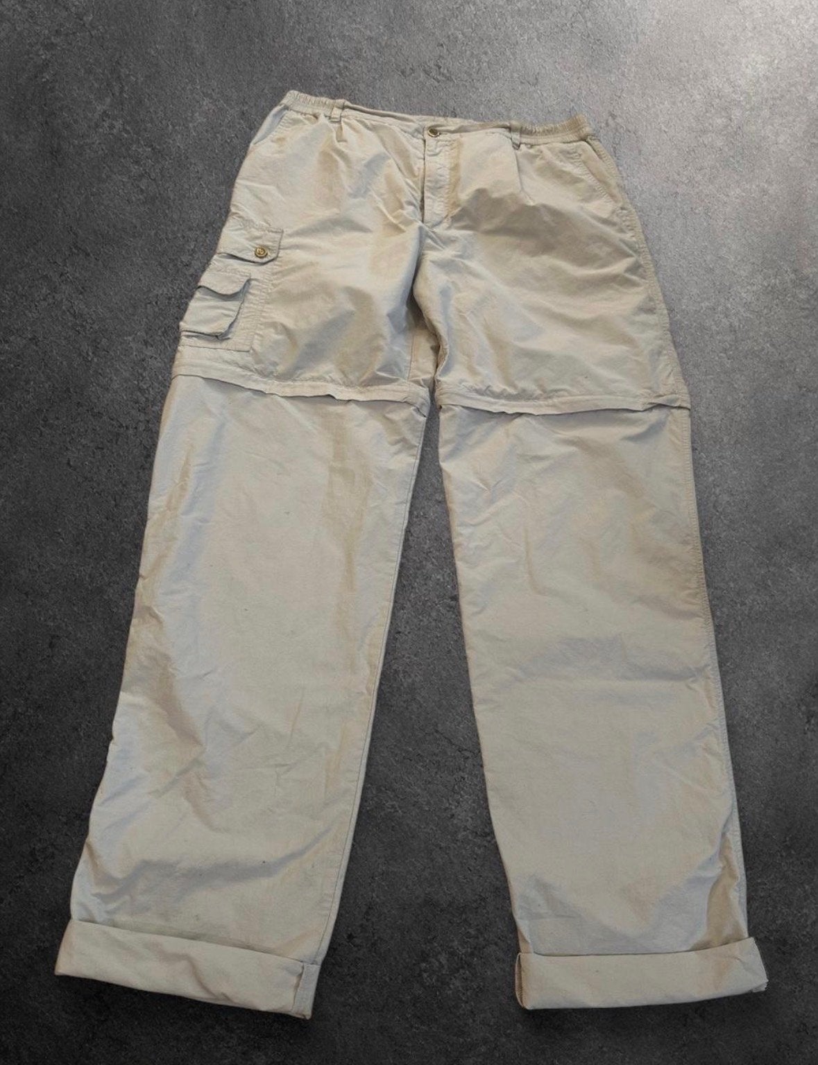 Fjällräven Zip-Off Wandelbroek Dames 34x32 Beige, Beige, Maat 46/48 (XL) of groter, Ophalen of Verzenden, Lang