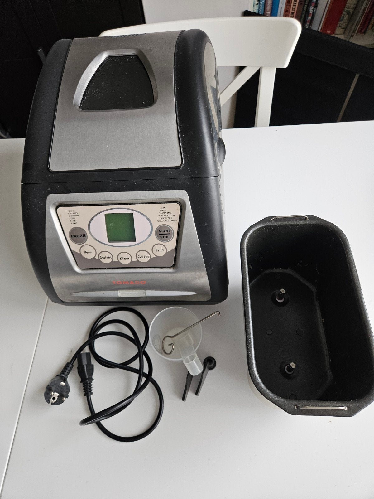 Tomado broodbak machine., Ophalen of Verzenden, Gebruikt, Kijkvenster